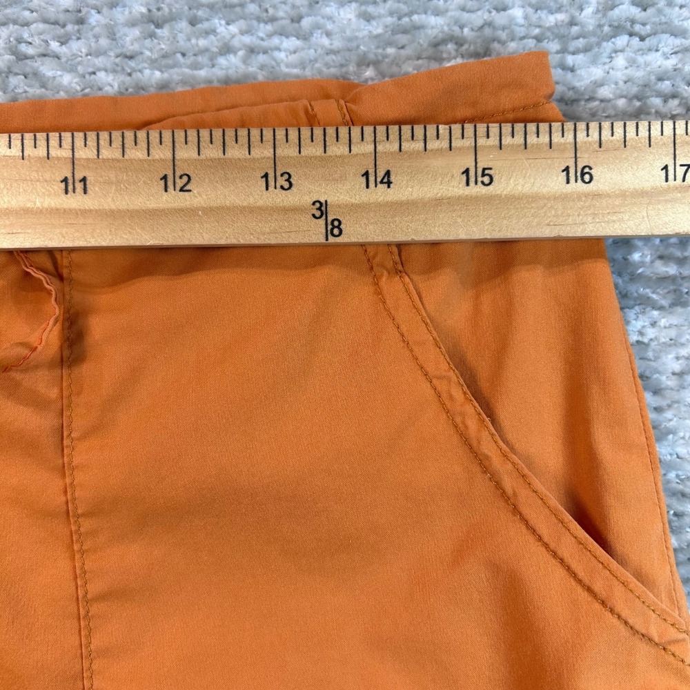 Be Present Agility Pants Womens Medium Orange Wide Leg Crop Yoga Made in USA - Picture 6 of 9